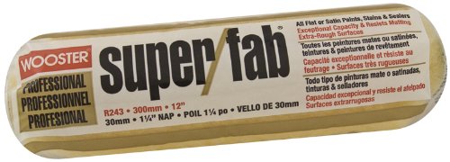 Wooster Brush R243-18 Super/Fab Roller Cover, 1-1/4-Inch Nap, 18-Inch , Yellow