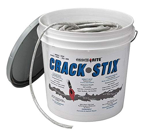 Gray Permanent Concrete Joint and Crack Filler, 10 lb., 1/4 in. D, 225 ft. Size, Coverage: Not Speci - 2061