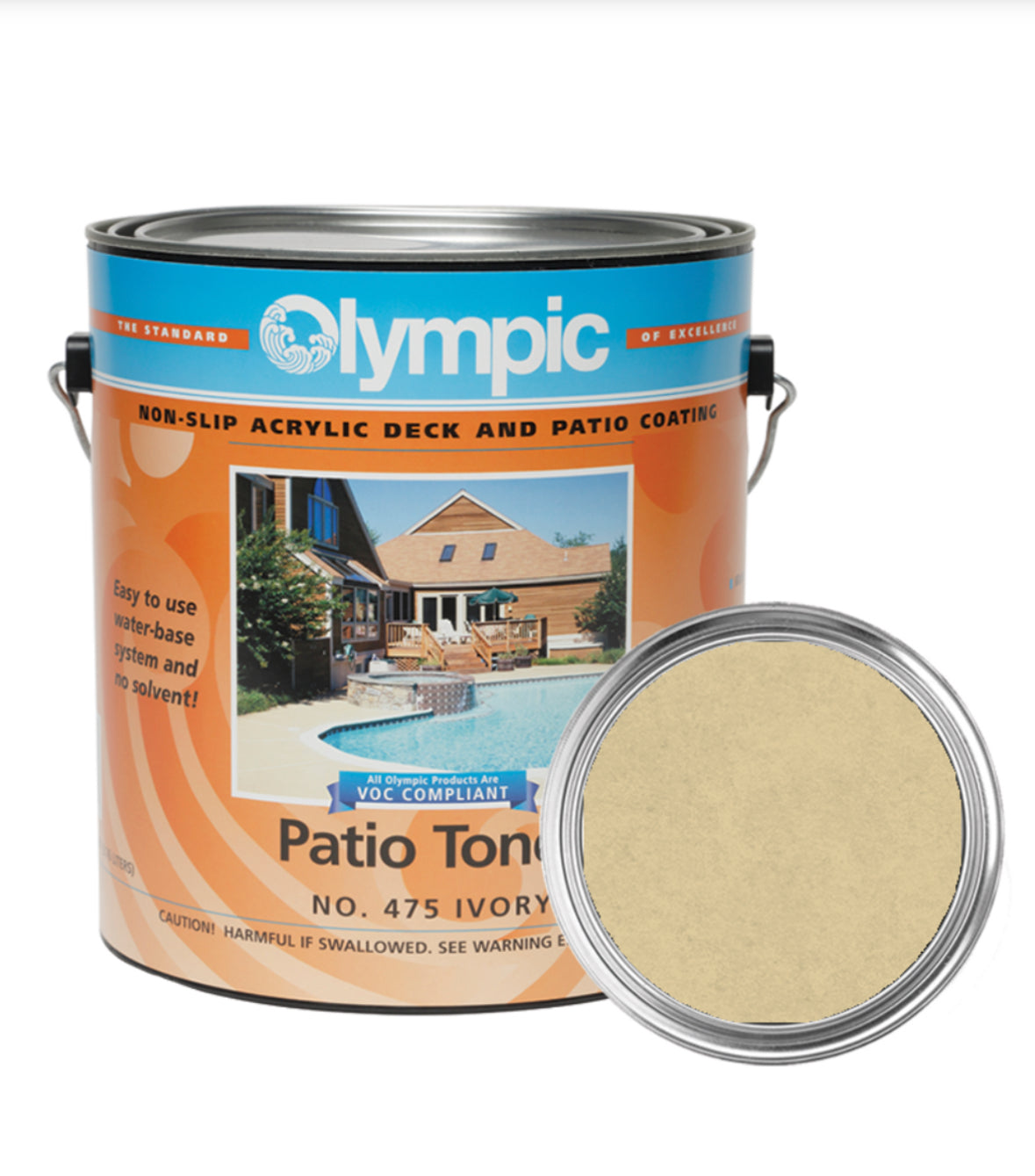 Olympic Patio Tones / Color: SMOOTH CREAM  (5 GALLONS)