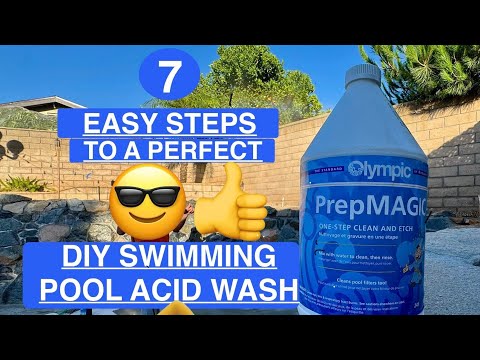 Olympic Pool Paint - Prep Magic - 1/2 Gallon, 2 pack - One step cleaning and etch solution for swimming pools